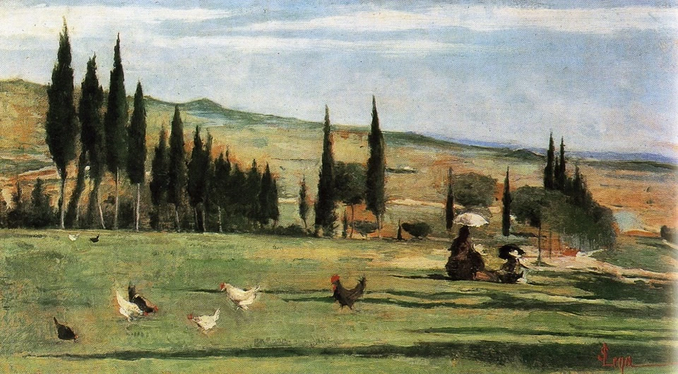  143-Paesaggio del Gabbro-1889